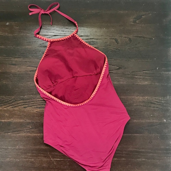 One Piece Halter Bathing Suit - Picture 3 of 3